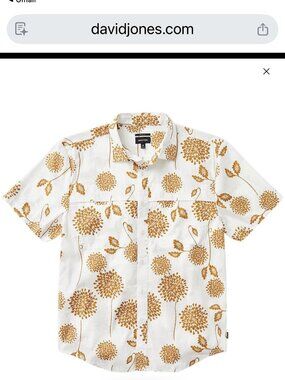 BRIXTON CHARTER X S/S WOVEN SHIRT-Men's (New w/o tags)